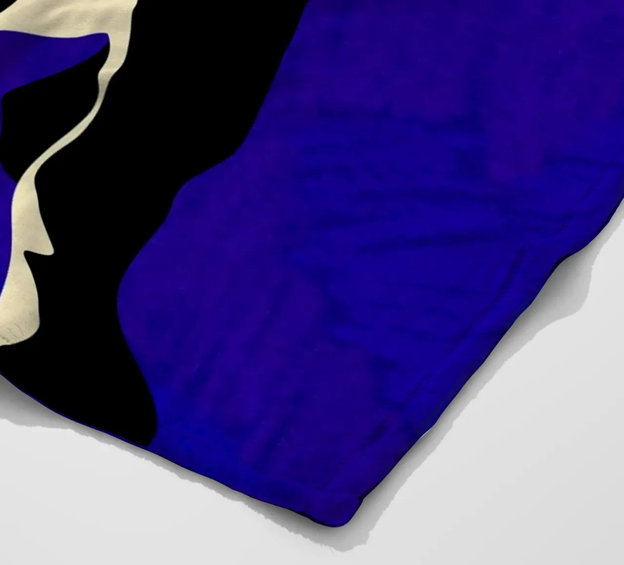 Blauer Backdrop Fleecedecke von Kintsugi99