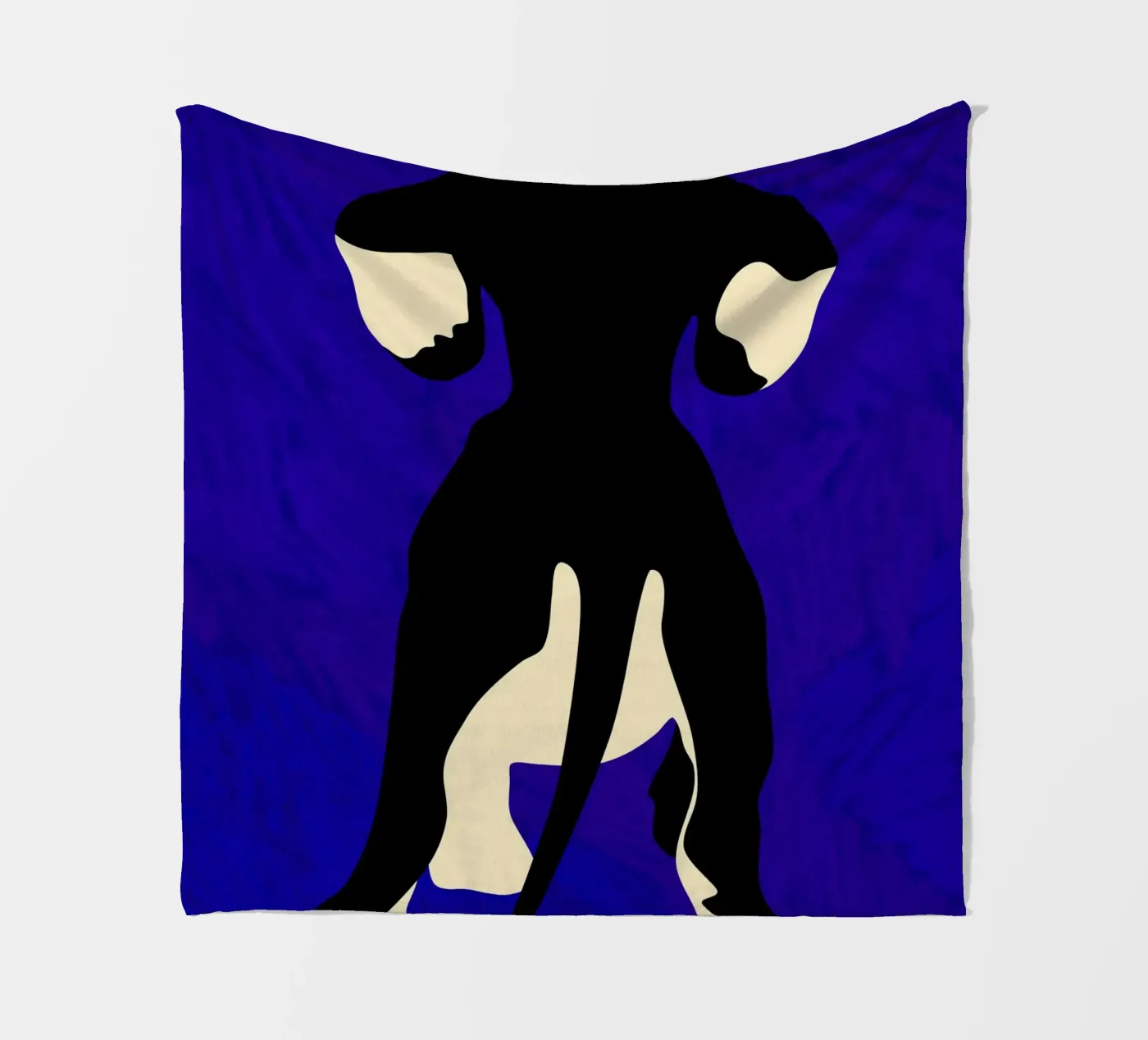 Blauer Backdrop Fleecedecke von Kintsugi99