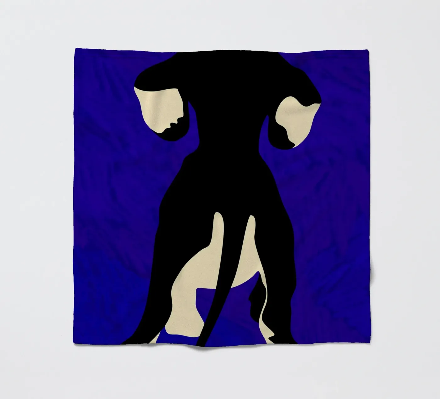 Blue Backdrop Fleecedecke von Kintsugi99