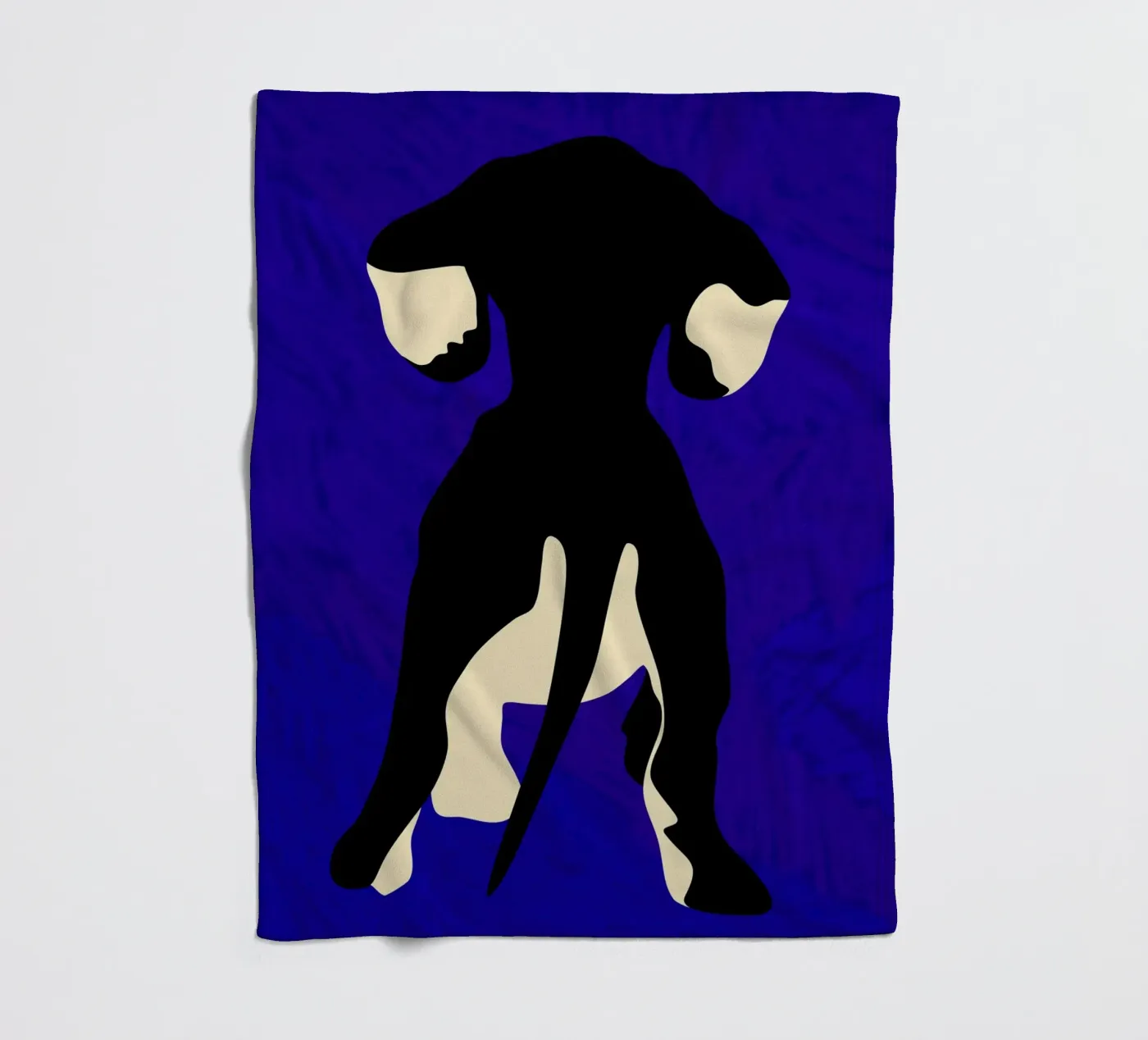 Blauer Backdrop Fleecedecke von Kintsugi99
