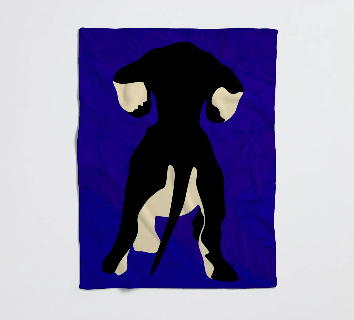 Blue Backdrop Fleecedecke von Kintsugi99