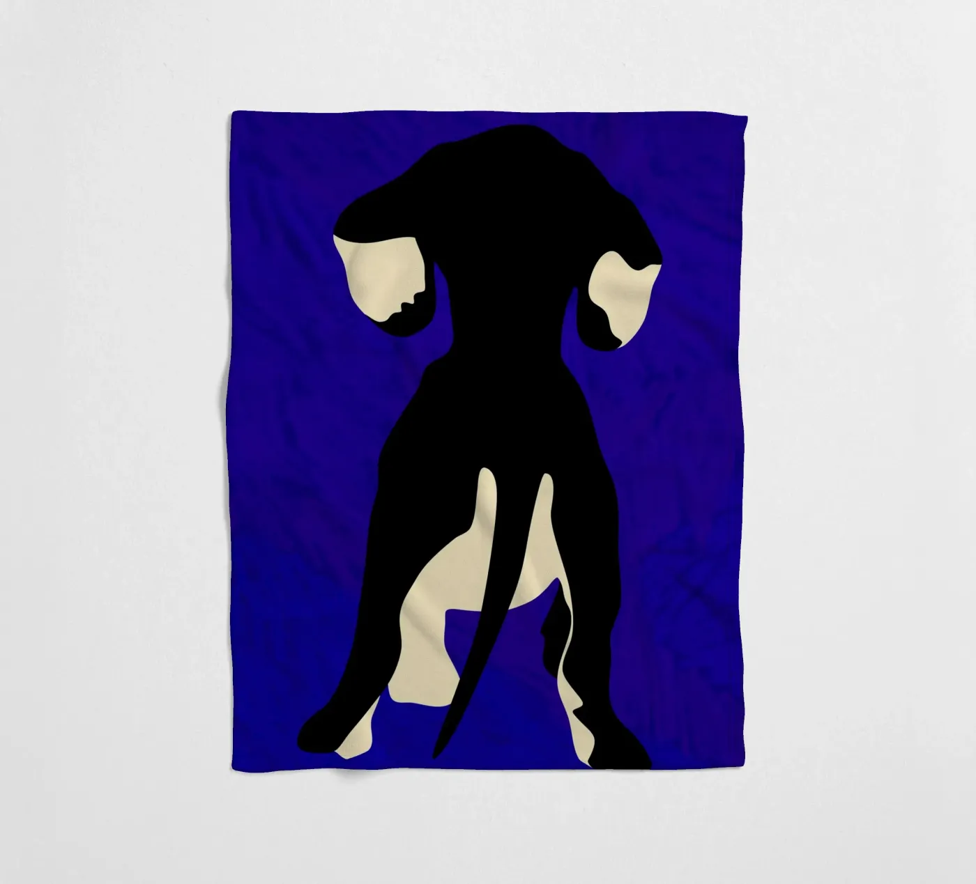 Blue Backdrop Fleecedecke von Kintsugi99