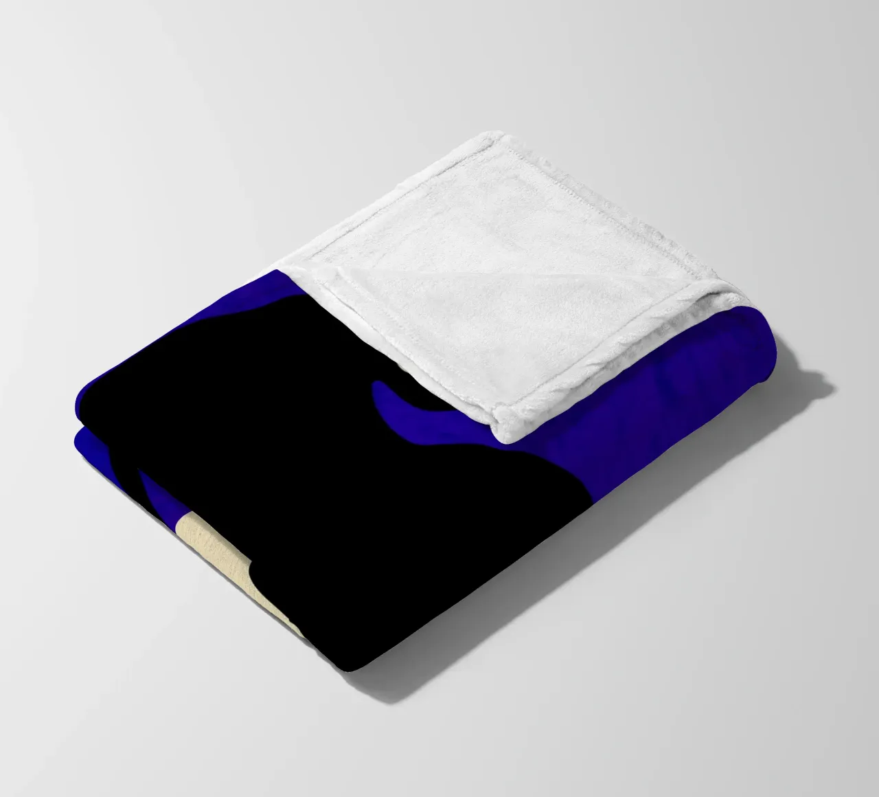 Blauer Backdrop Fleecedecke von Kintsugi99