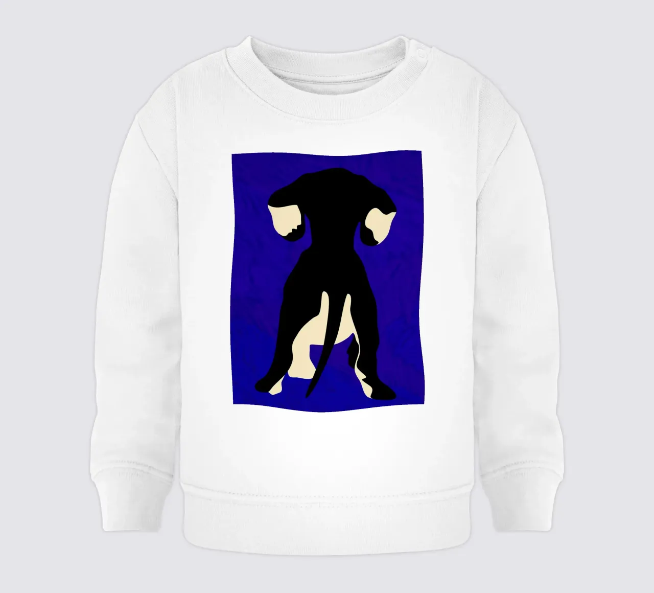 Fondale blu felpa neonato da Kintsugi99