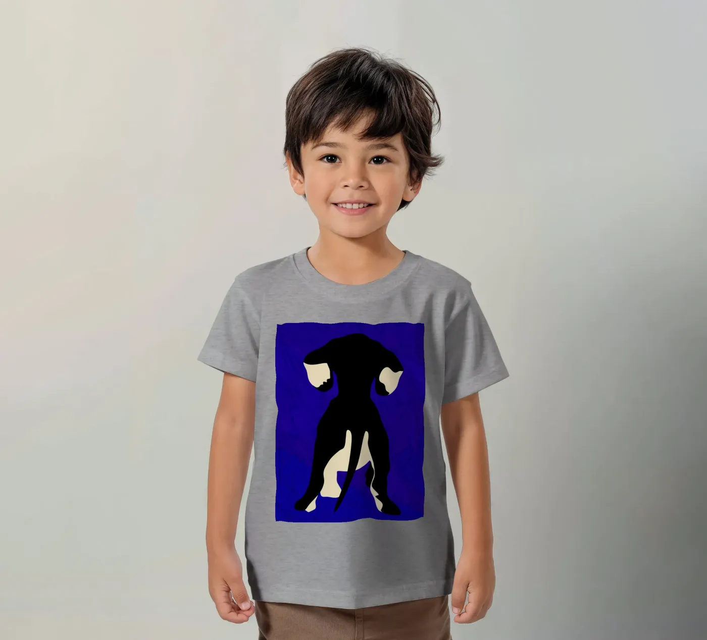 Blauer Backdrop Kinder T-Shirt von Kintsugi99