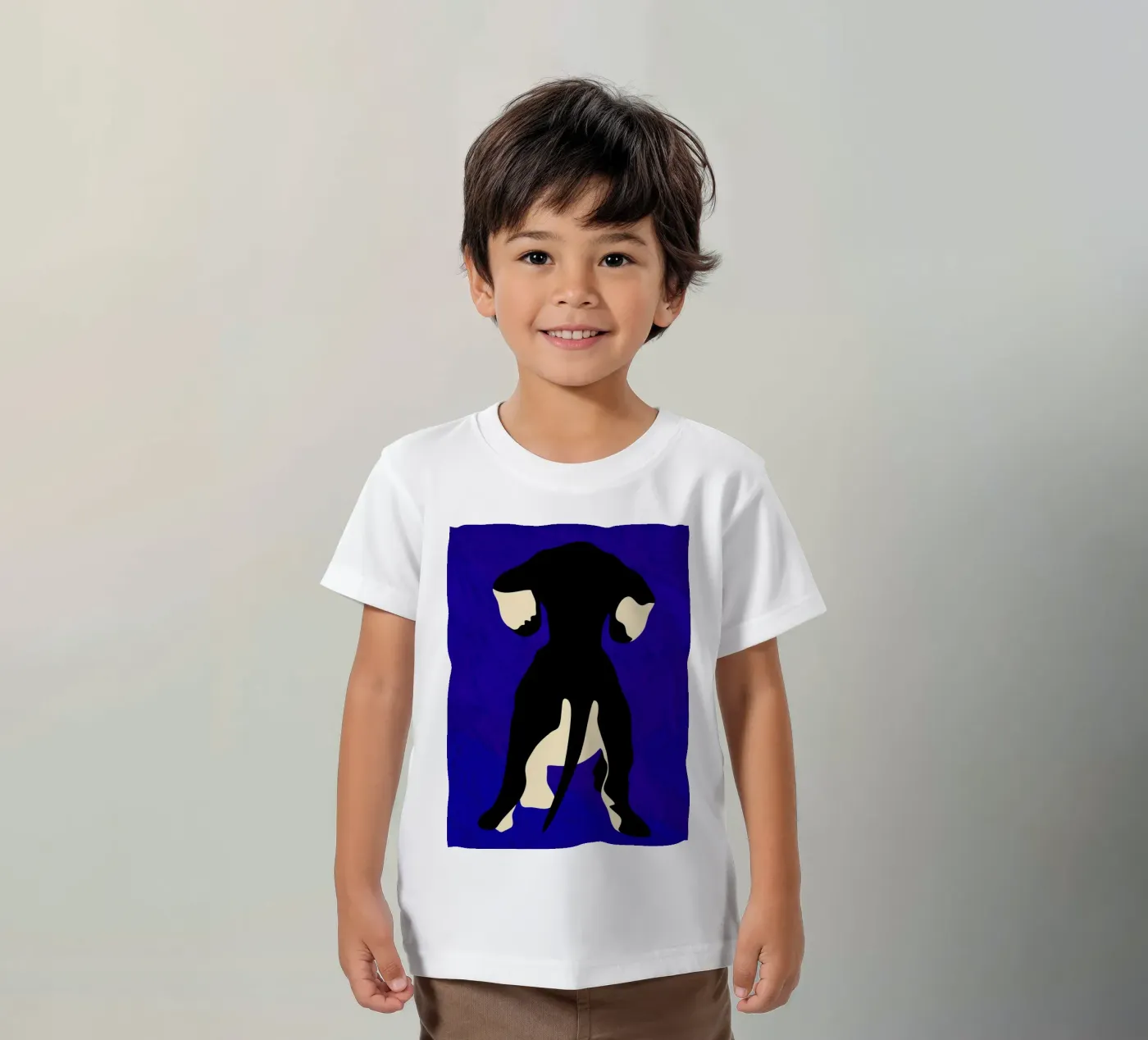 Blauer Backdrop Kinder T-Shirt von Kintsugi99