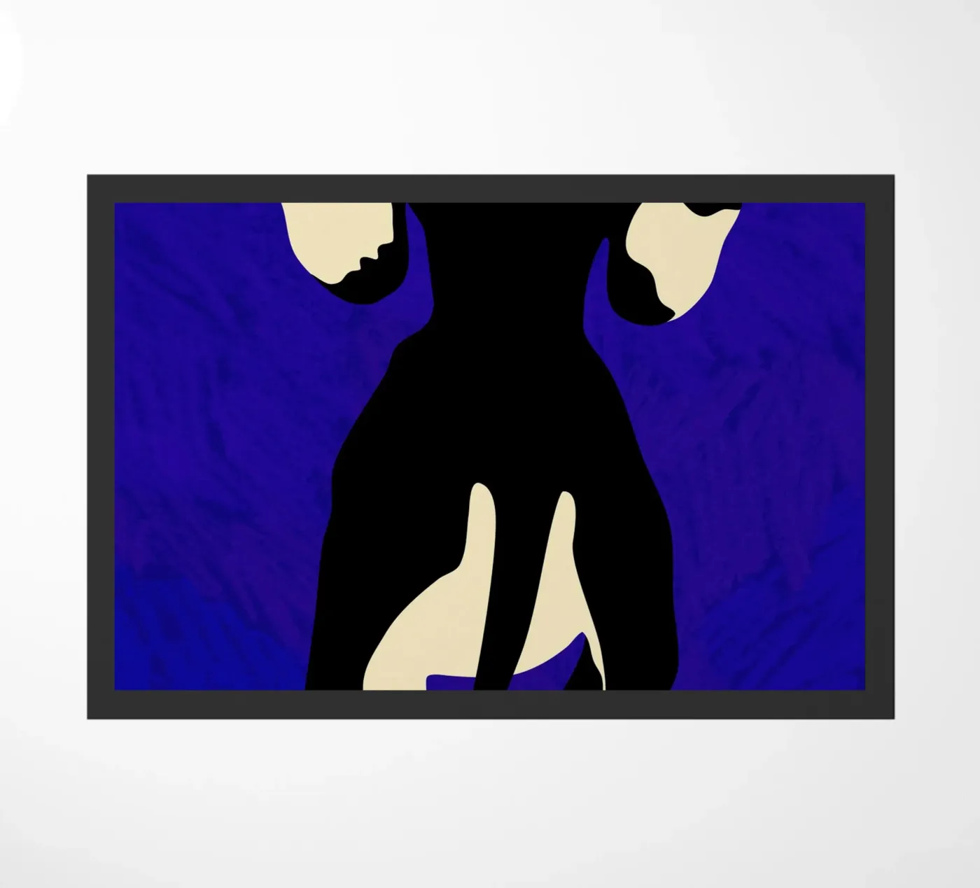 Blue Backdrop doormat by Kintsugi99