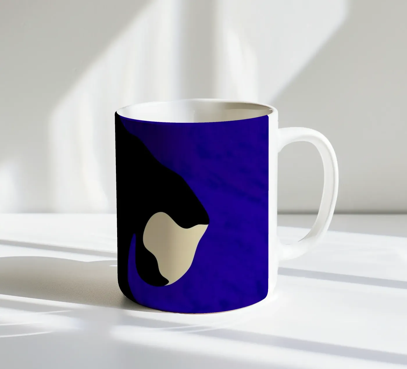 Blue Backdrop ceramic mug by Kintsugi99