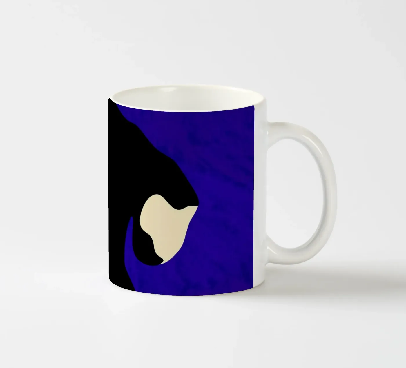 Blue Backdrop ceramic mug by Kintsugi99