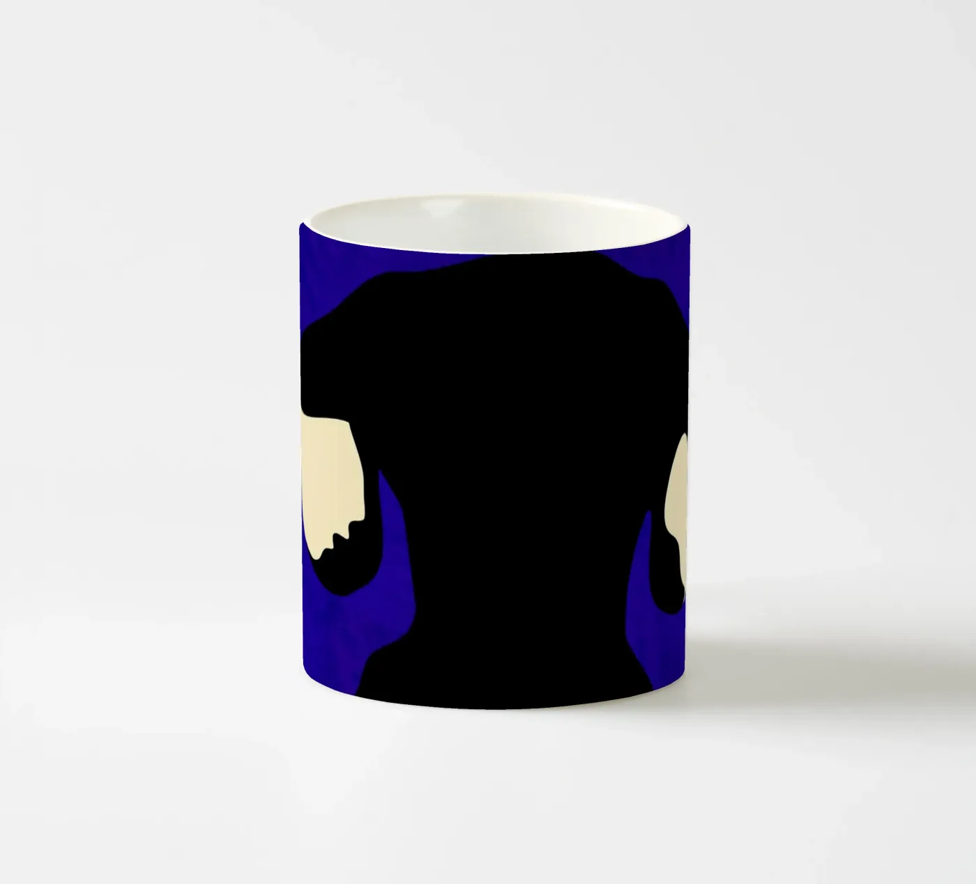 Blue Backdrop ceramic mug by Kintsugi99