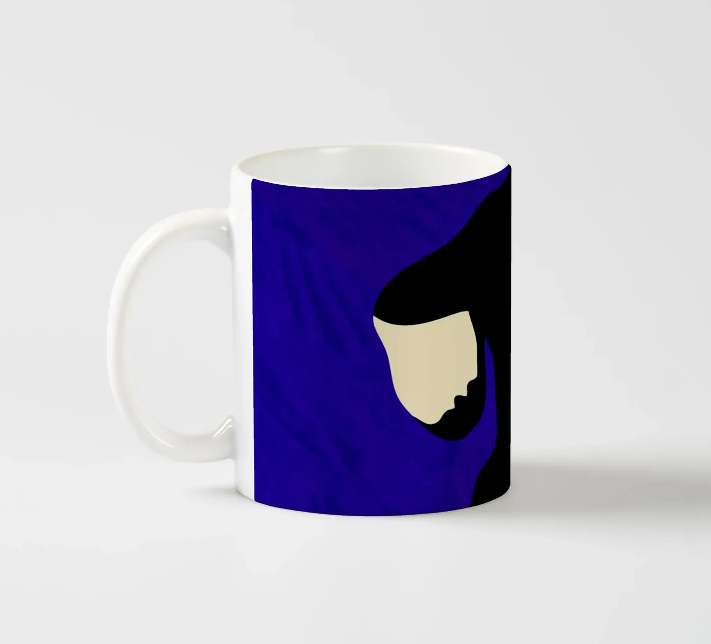 Blue Backdrop ceramic mug by Kintsugi99