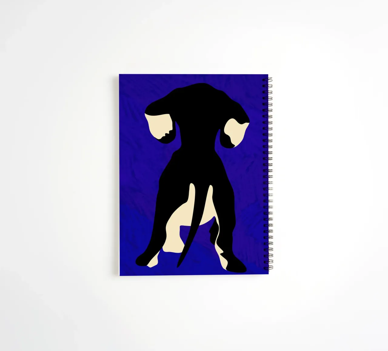 Blue Backdrop spiral notebook by Kintsugi99