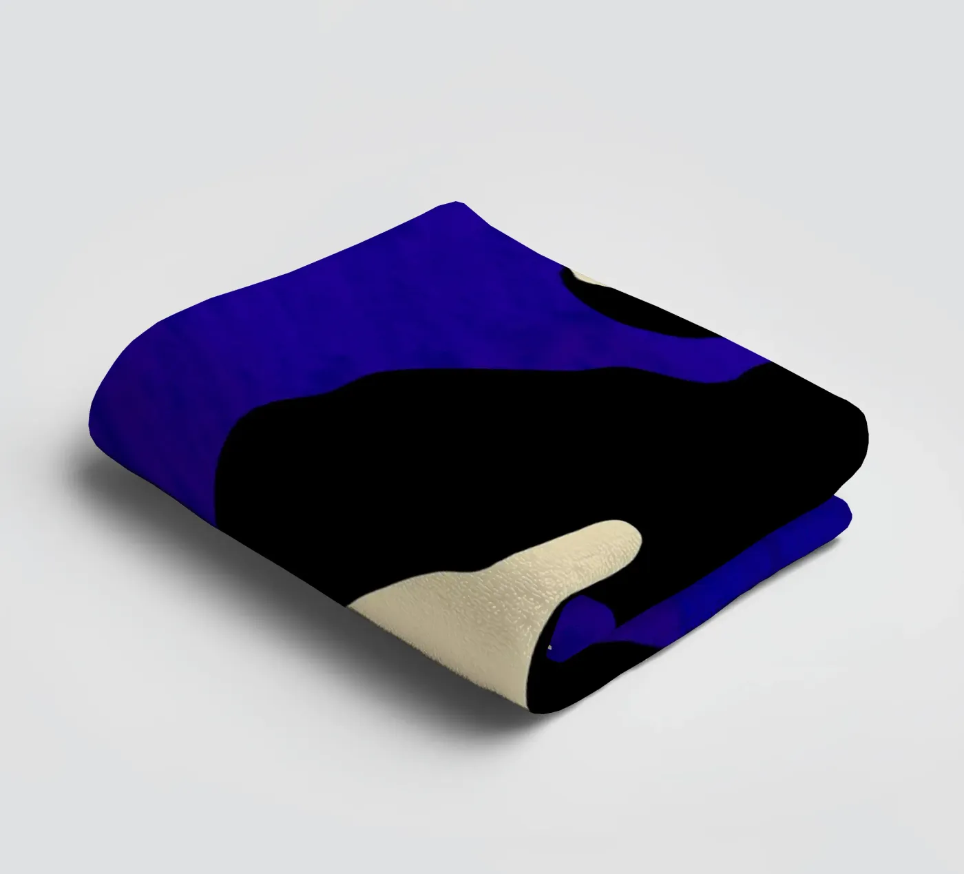 Blauer Backdrop Handtuch von Kintsugi99