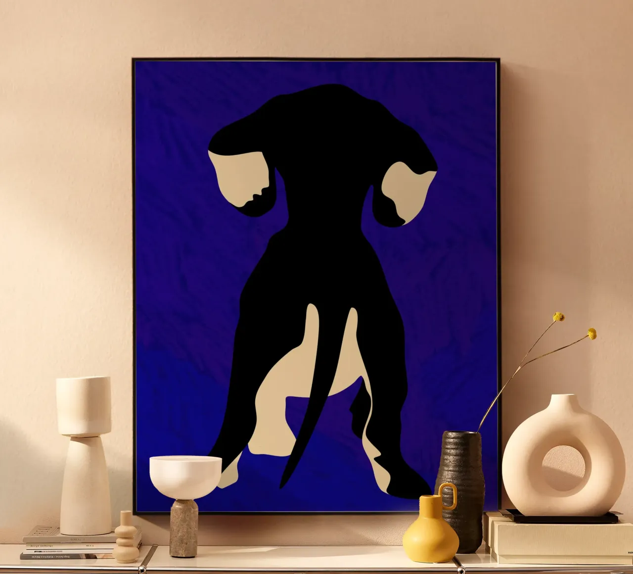 Blue Backdrop alu-dibond by Kintsugi99