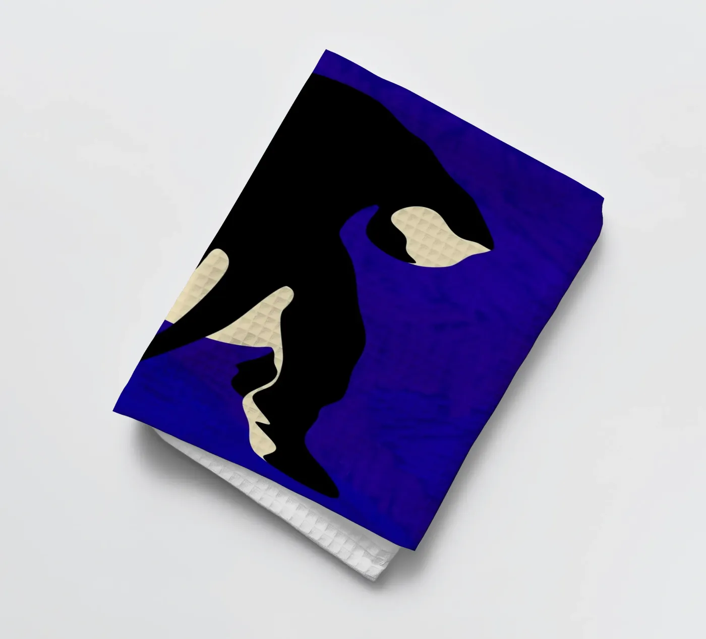 Blauer Backdrop Geschirrtuch von Kintsugi99