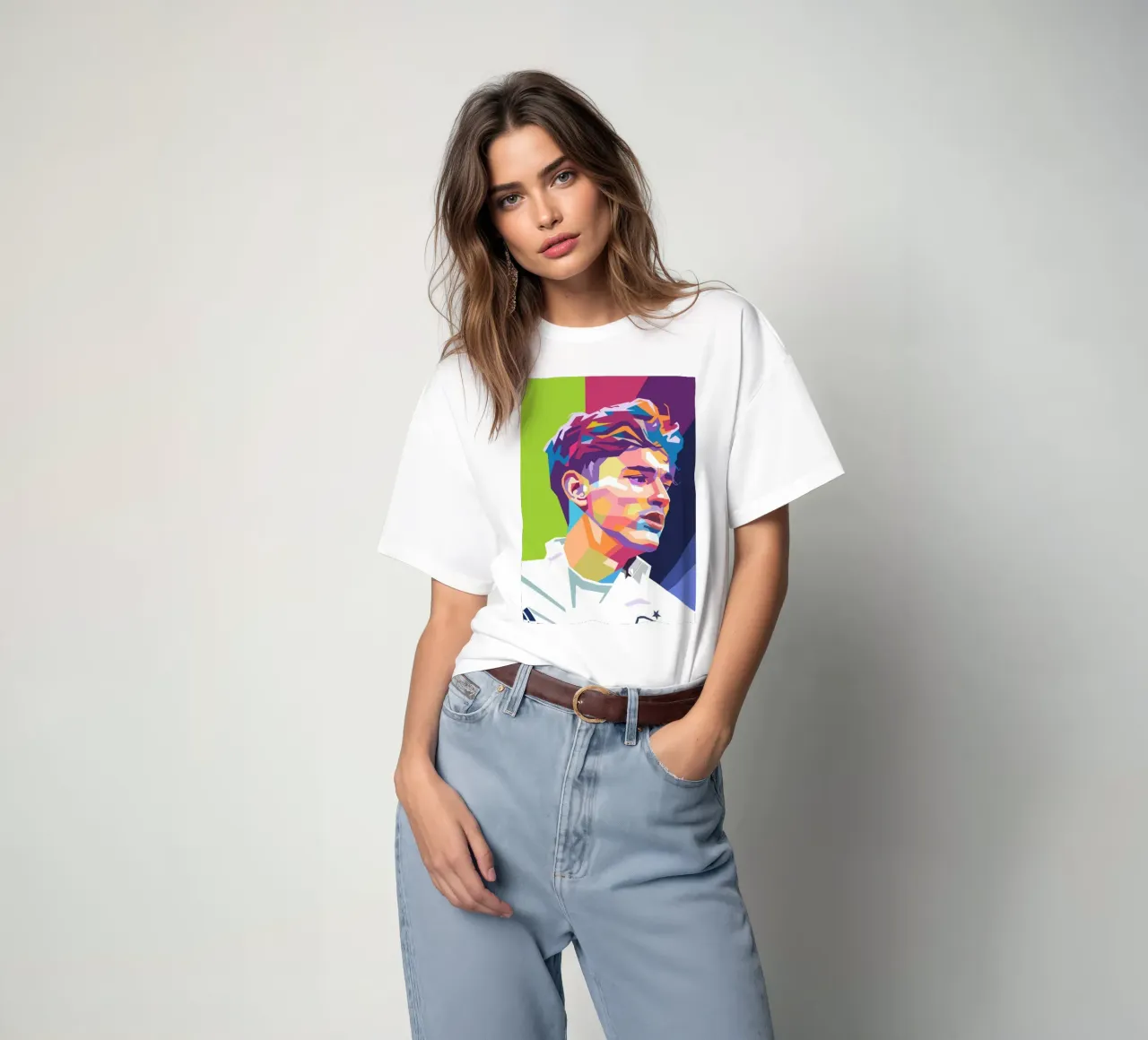 Gavi, iconico giocatore di calcio t-shirt da Hantamrata