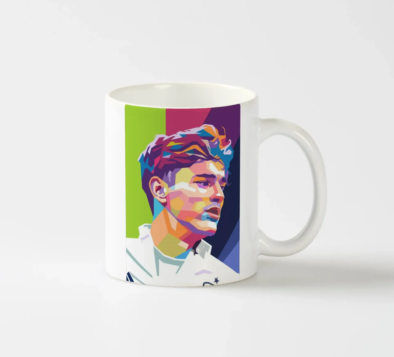 Gavi, iconico giocatore di calcio tazza in ceramica da Hantamrata