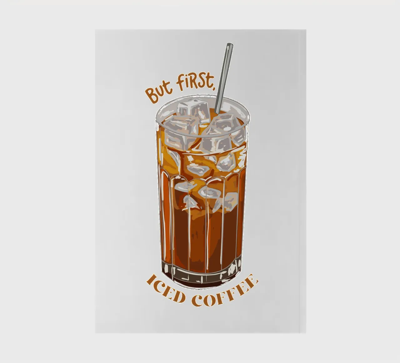 But First Iced Coffee notebook by EDMPROJECT