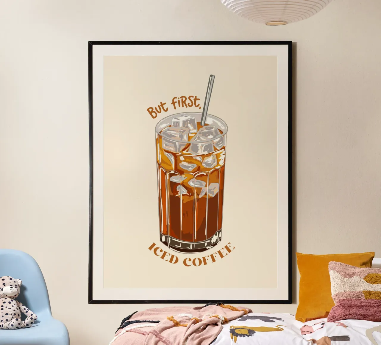 Ma prima il caffè freddo poster da EDMPROJECT