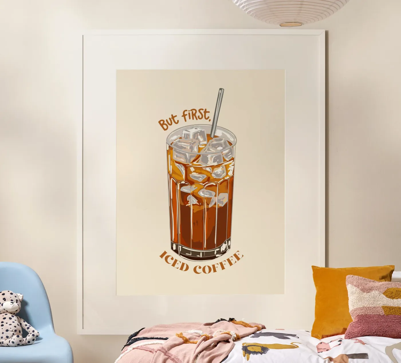 Aber zuerst Eiskaffee Poster von EDMPROJECT