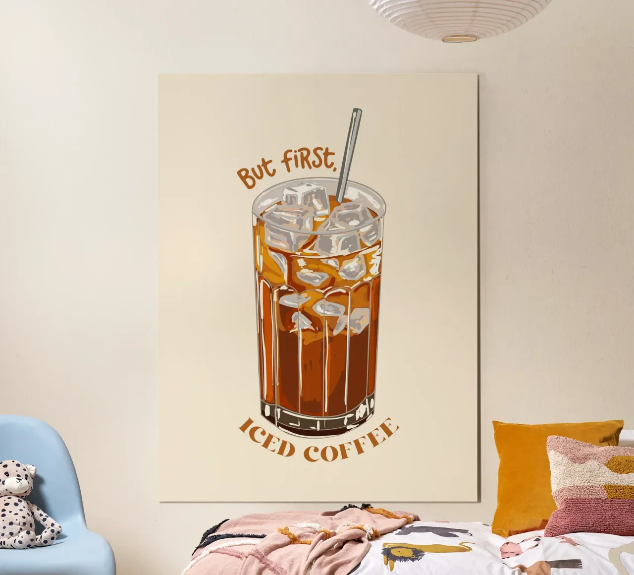 Ma prima il caffè freddo poster da EDMPROJECT