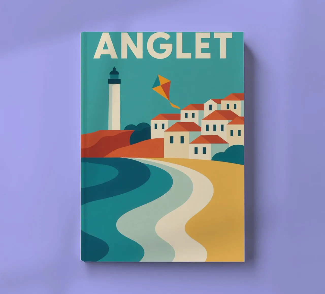 Anglet, aquilone e faro sull'Atlantico diario da JETLAG | affiches voyage
