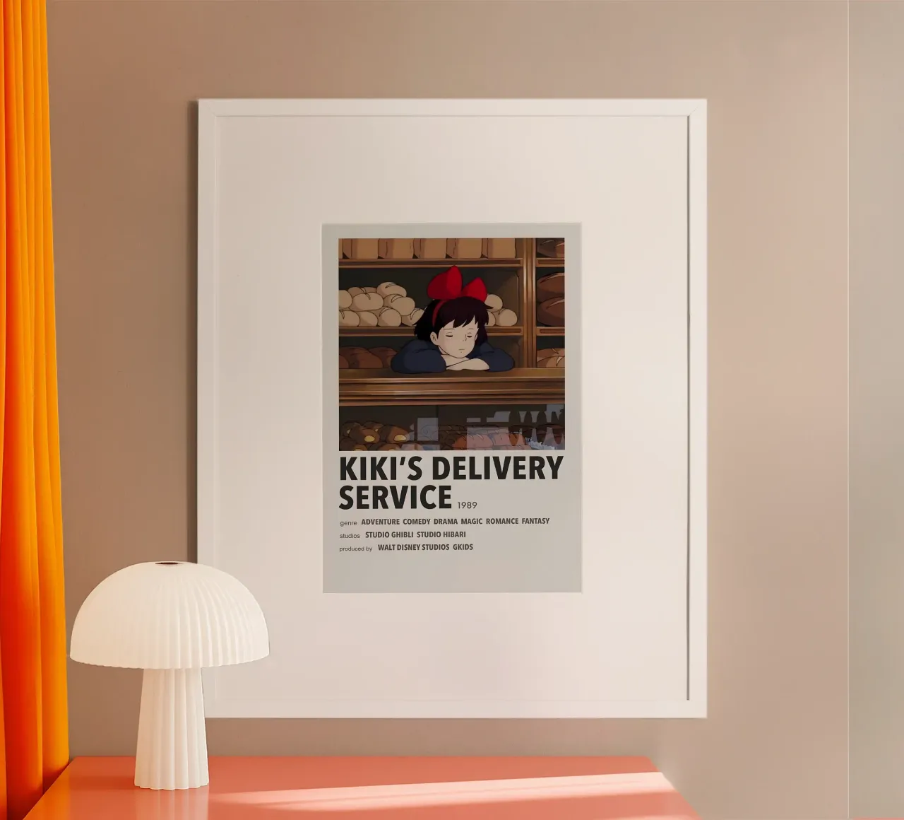 KIKI'S DELIVERY SERVICE  1989 poster da Totoya