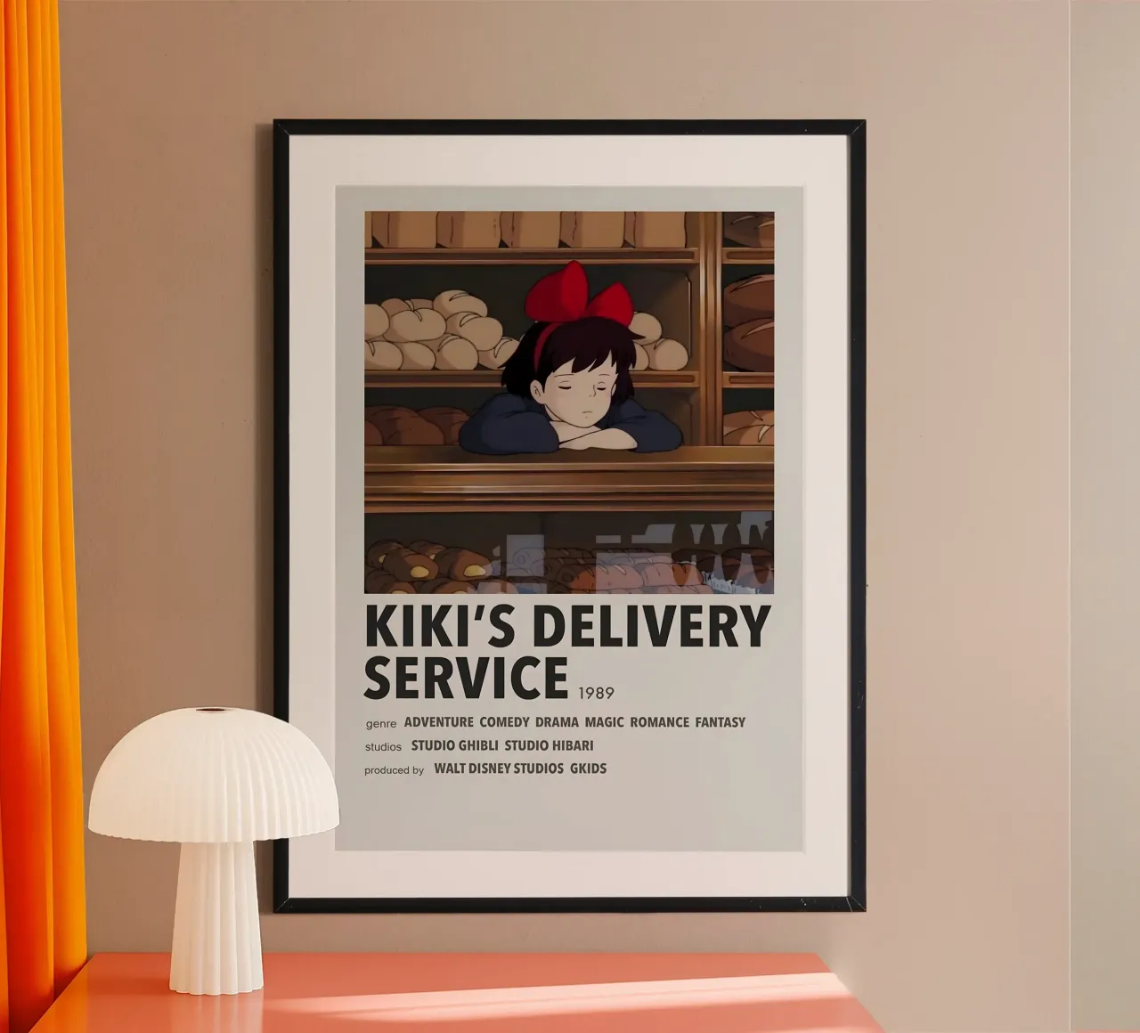 KIKI'S DELIVERY SERVICE  1989 poster da Totoya