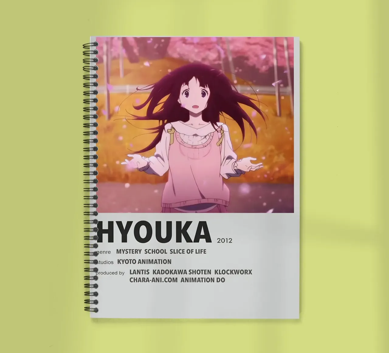 HYOUKA  2012 spiral notebook by Totoya