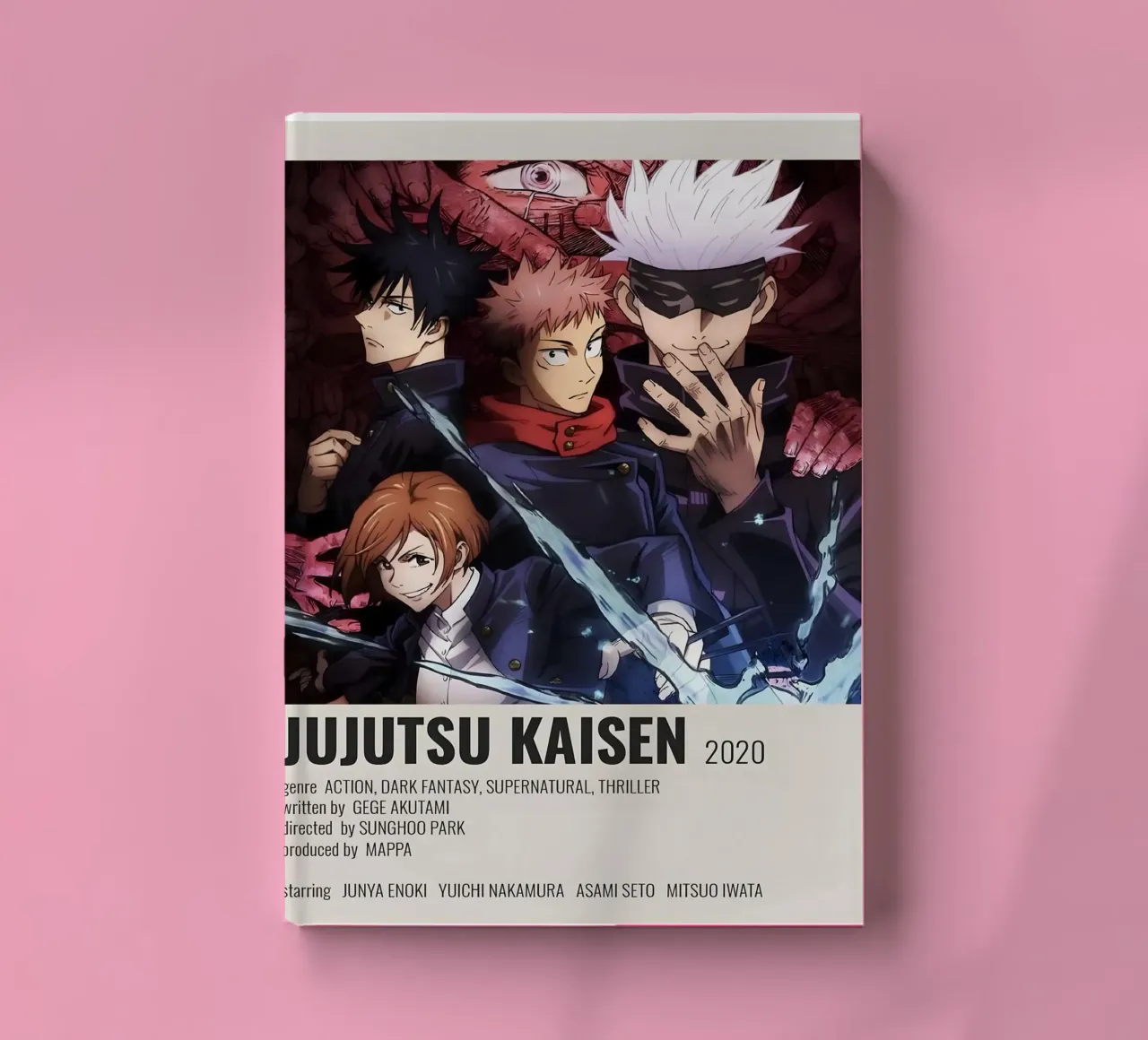 JUJUTSU KAISEN 2020 notebook by Totoya