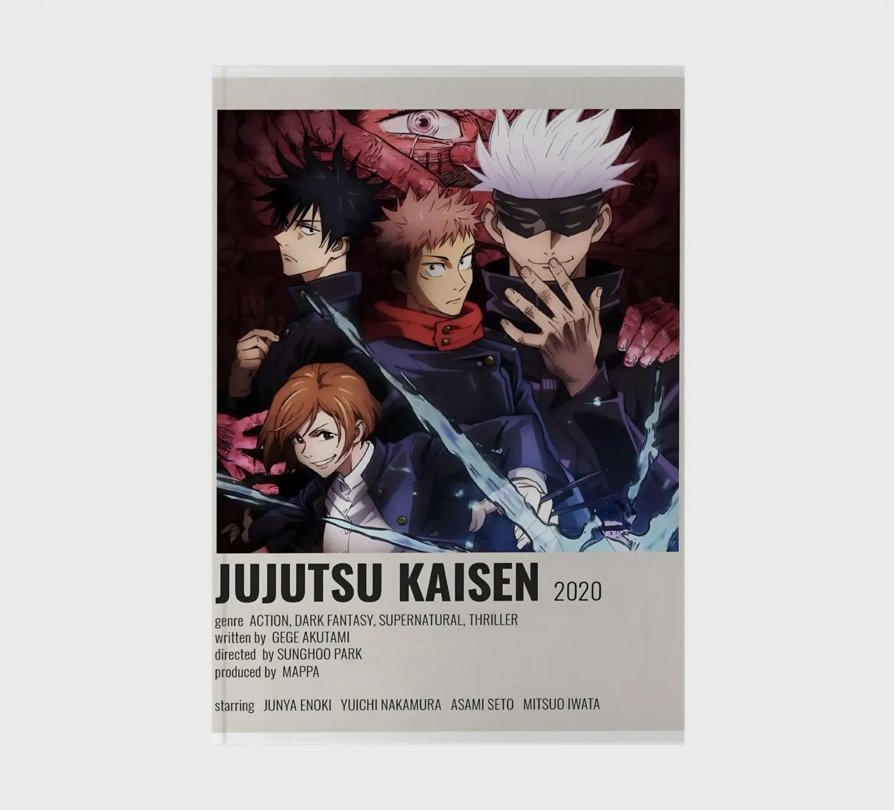 JUJUTSU KAISEN 2020 notebook by Totoya