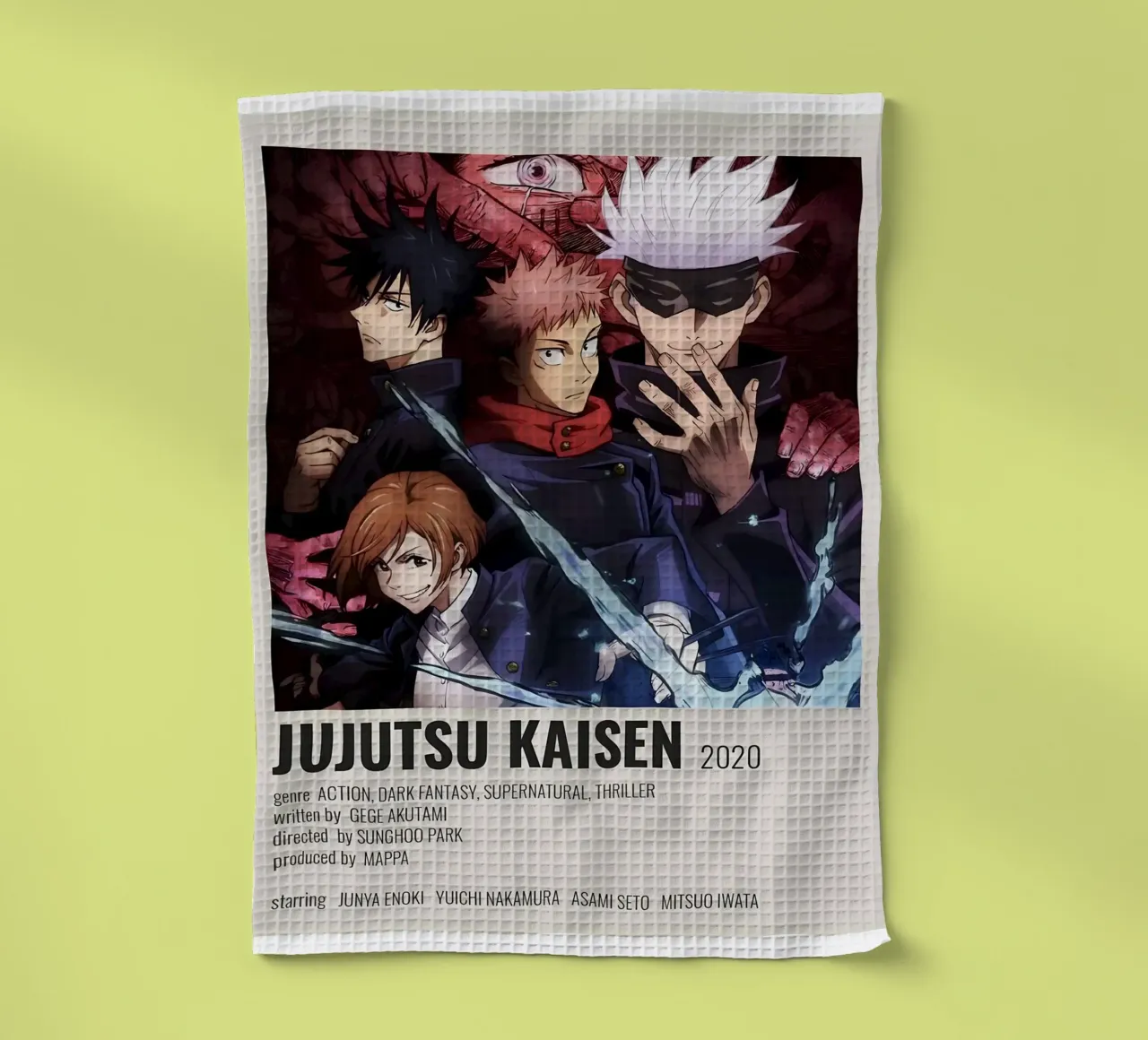 JUJUTSU KAISEN 2020 canovaccio da cucina da Totoya
