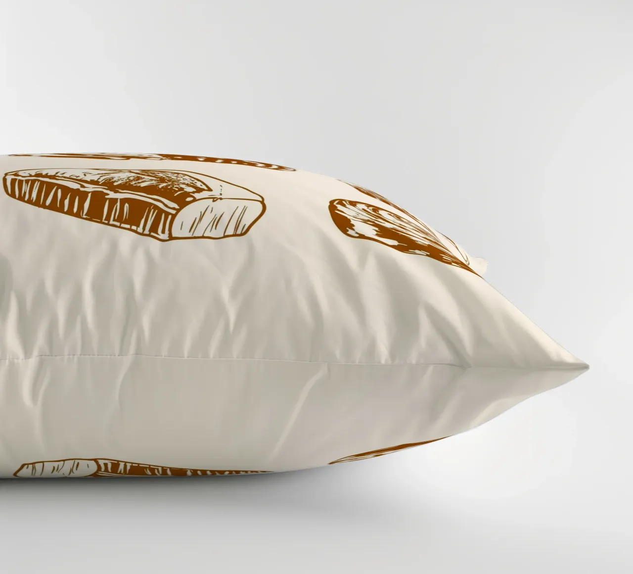 Illustrazione di pane e dolci rustici cuscino da EDMPROJECT