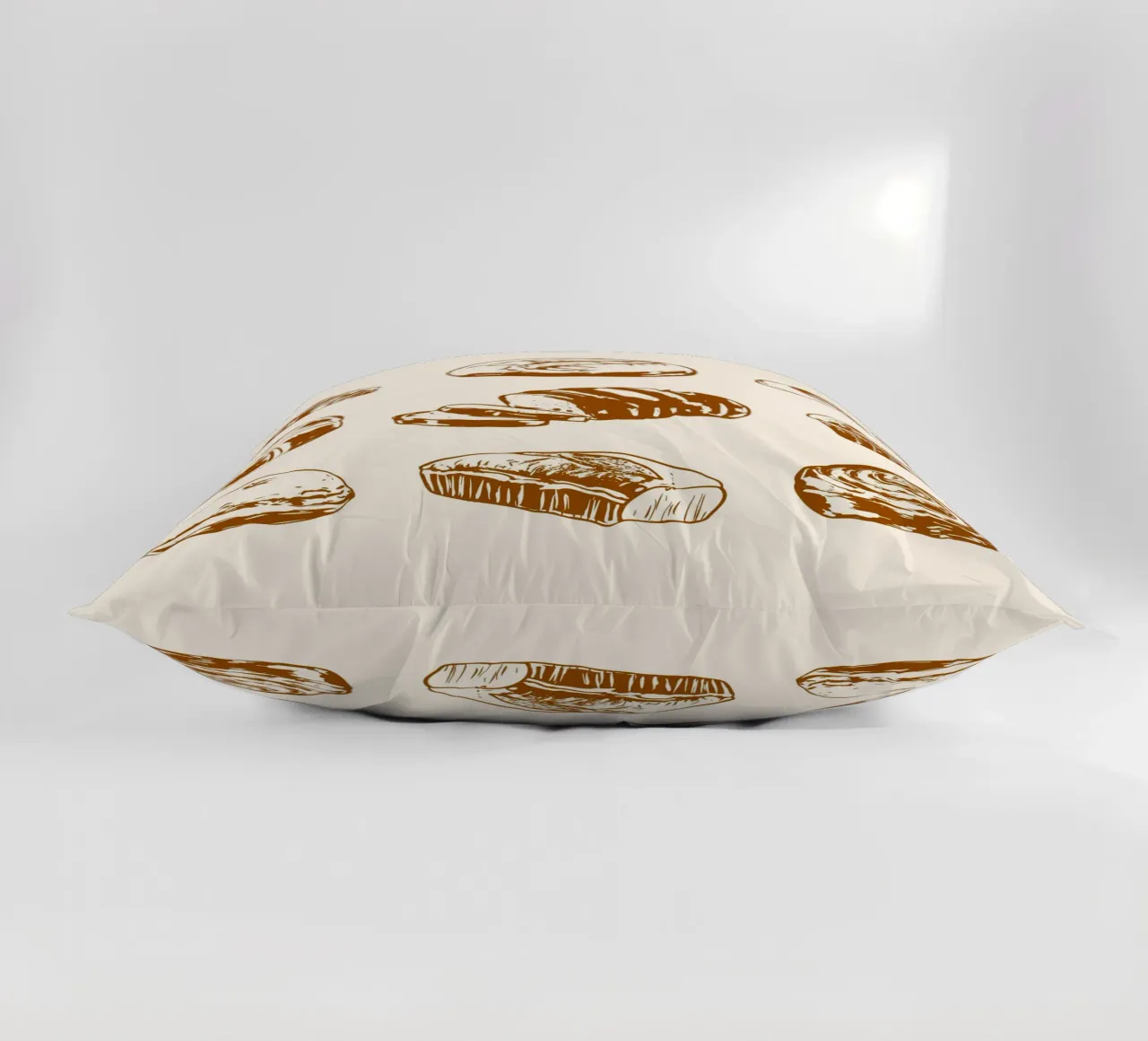 Illustrazione di pane e dolci rustici cuscino da EDMPROJECT