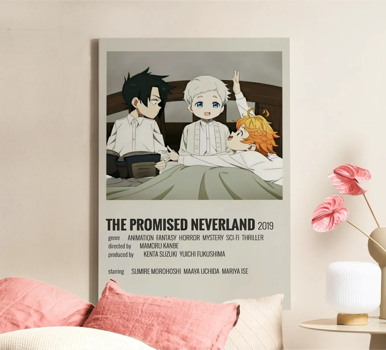 THE PROMISED NEVERLAND 2019 tela con Cornice a cassetta da Totoya