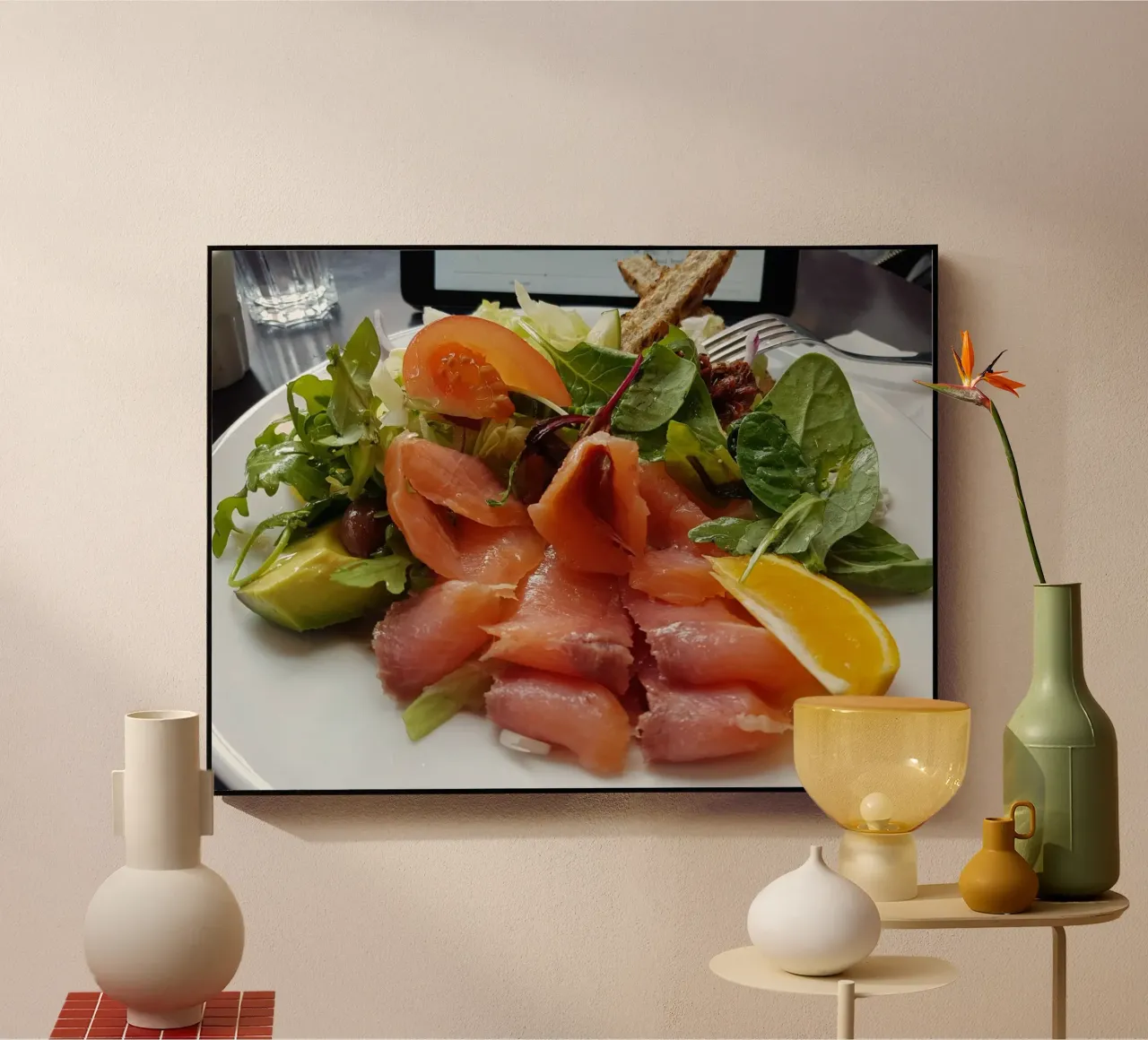 Salmone plexiglass da Massimo Frascogna