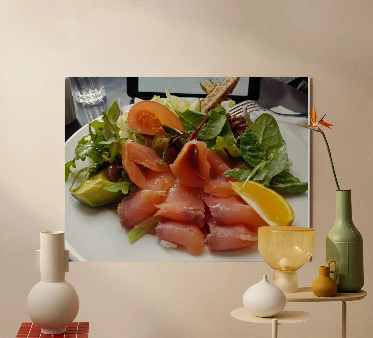 Salmone plexiglass da Massimo Frascogna