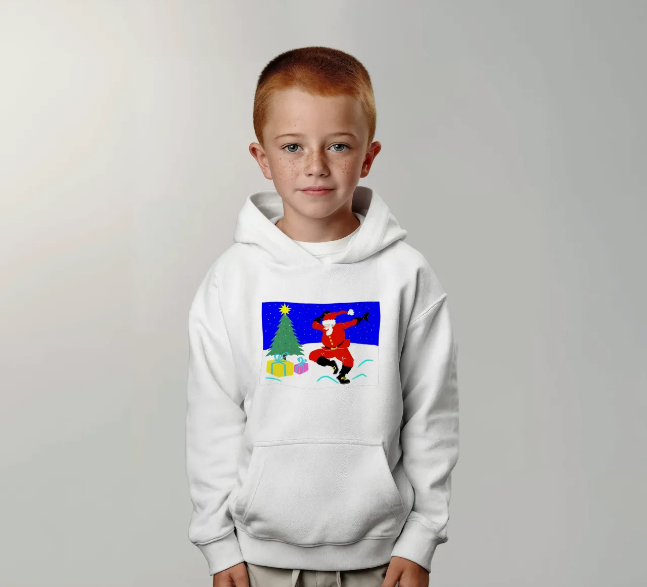 Christmas kids hoodie by Massimo Frascogna