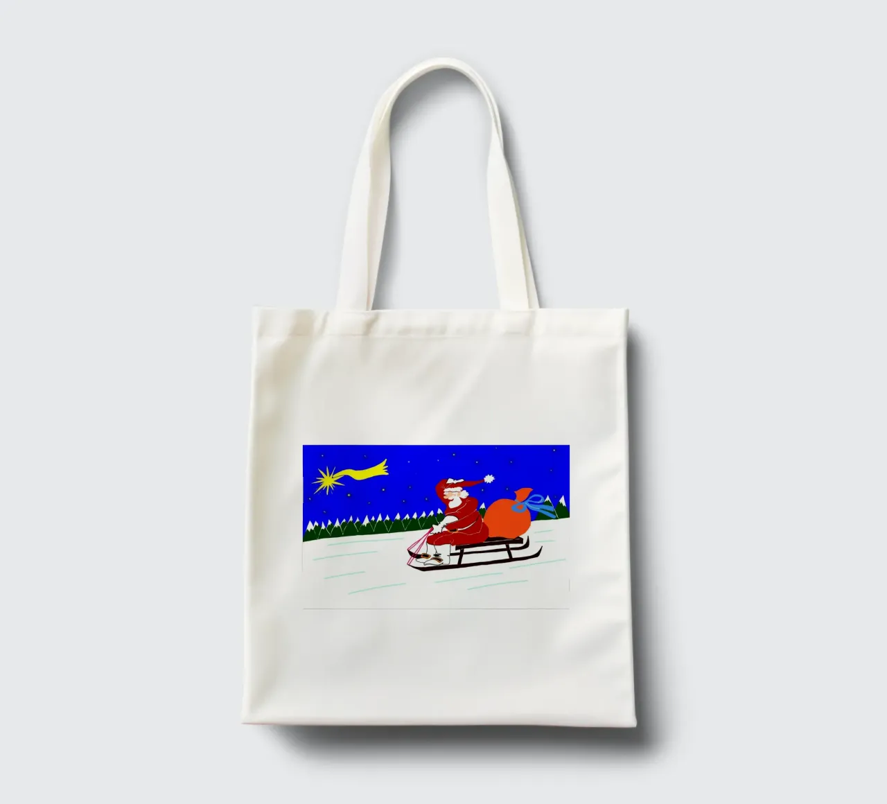 Christmas tote bag by Massimo Frascogna
