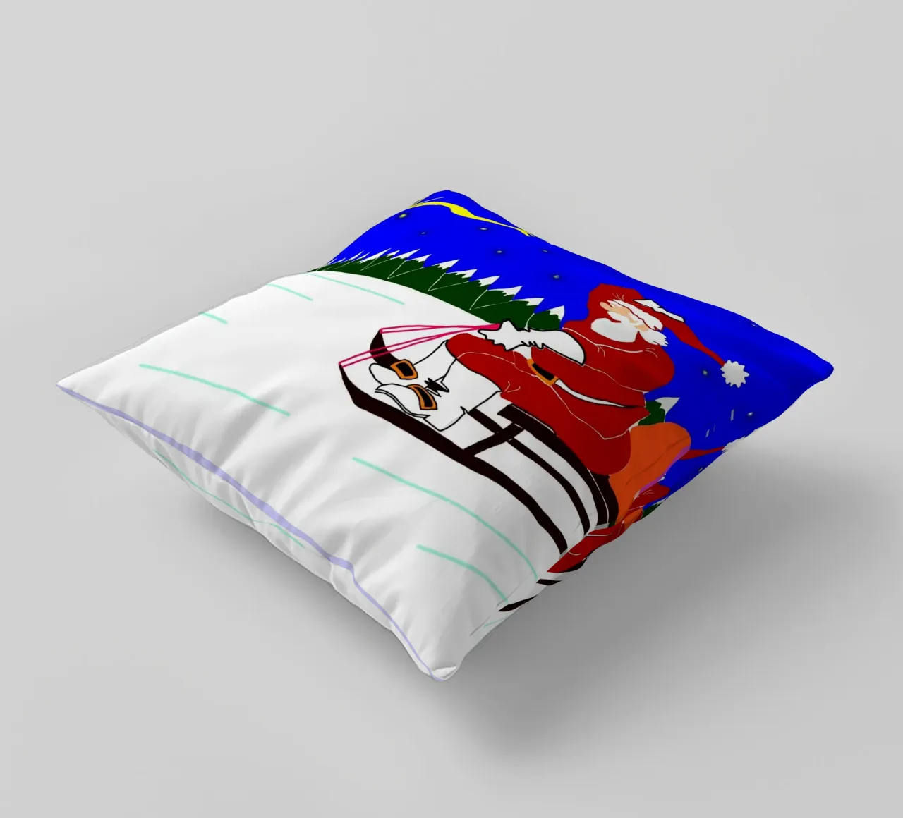 Christmas decorative cushion by Massimo Frascogna