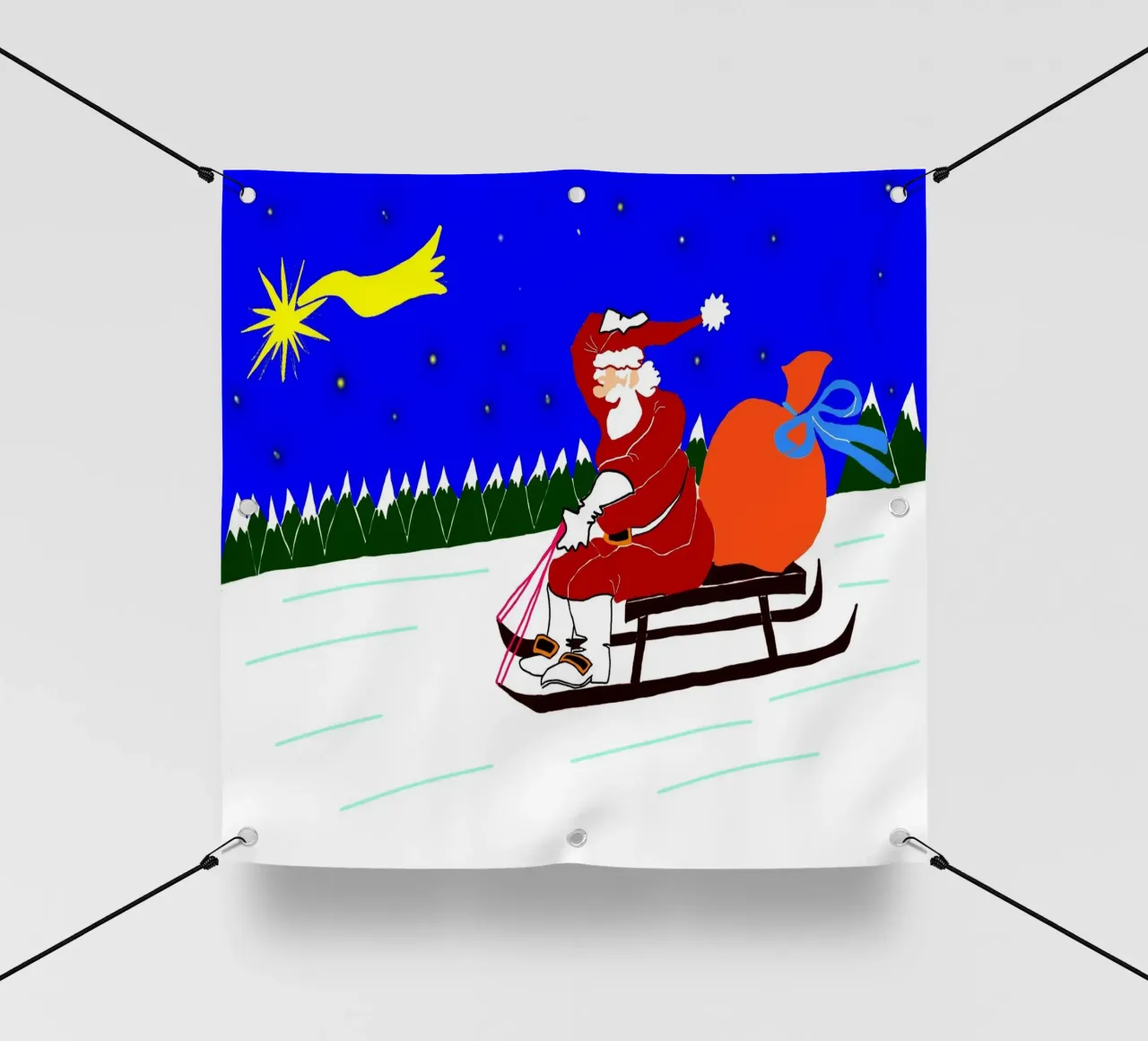 Natale telo in pvc da Massimo Frascogna