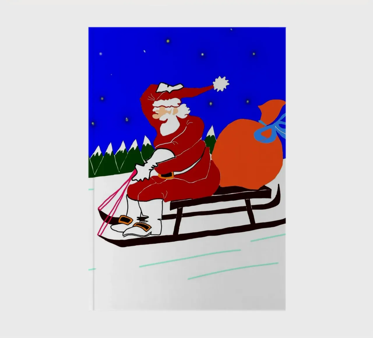 Christmas notebook by Massimo Frascogna