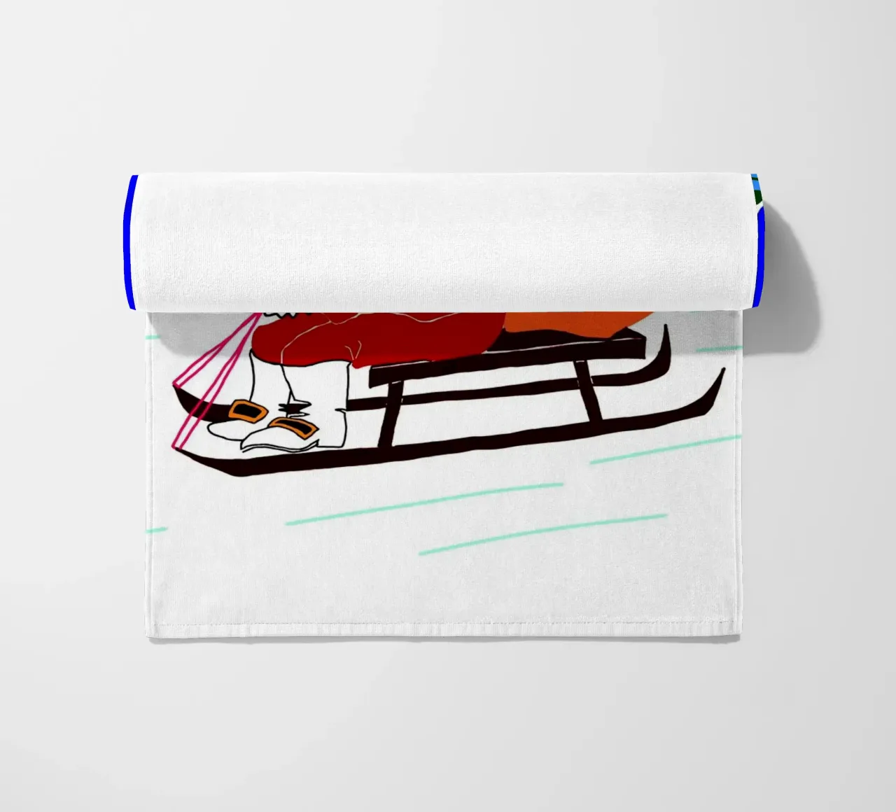 Weihnachten Strandtuch von Massimo Frascogna