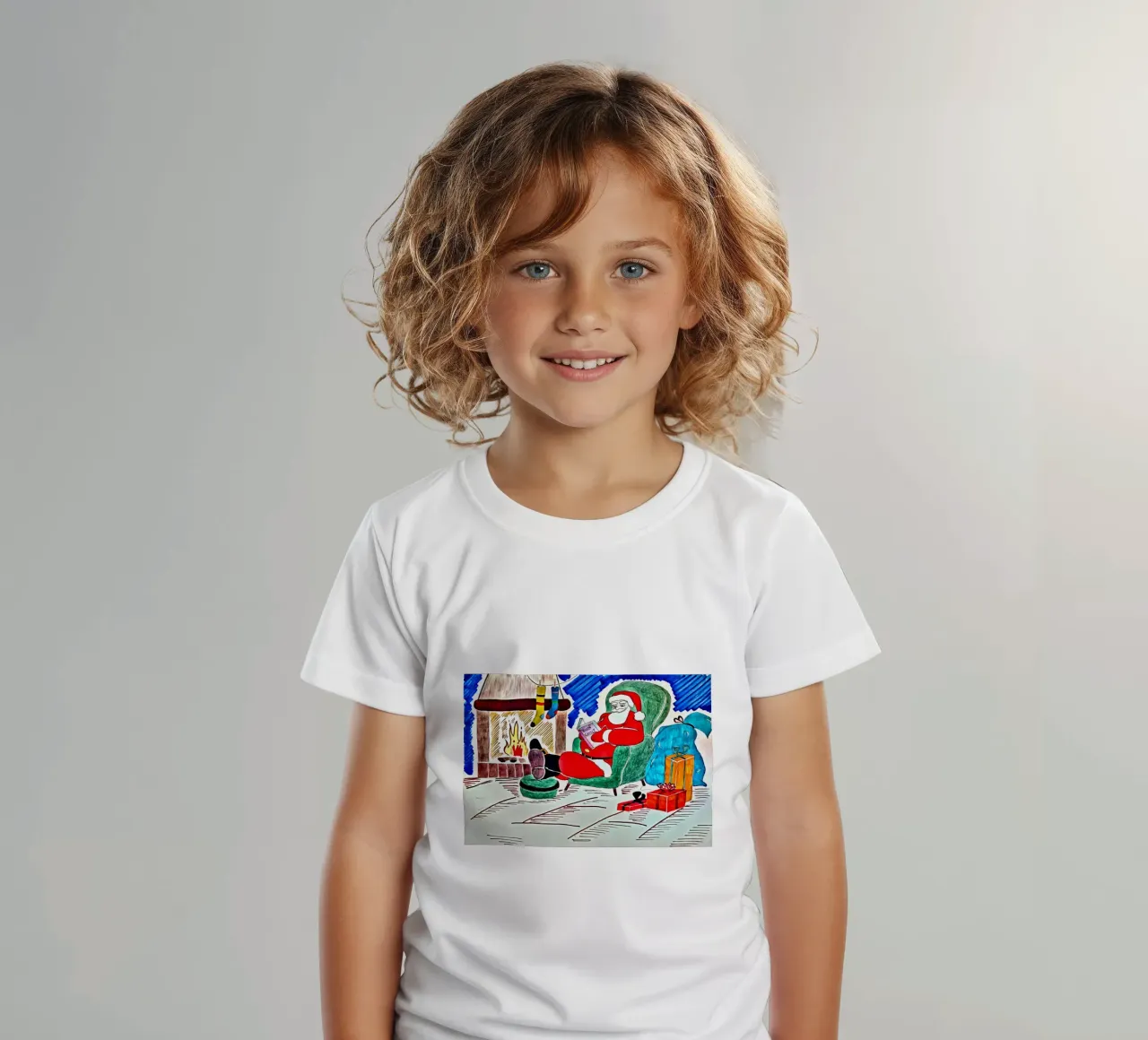 Merry Christmas kids t-shirt by Massimo Frascogna