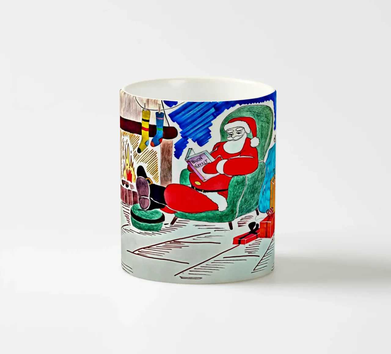 Buon Natale tazza in ceramica da Massimo Frascogna