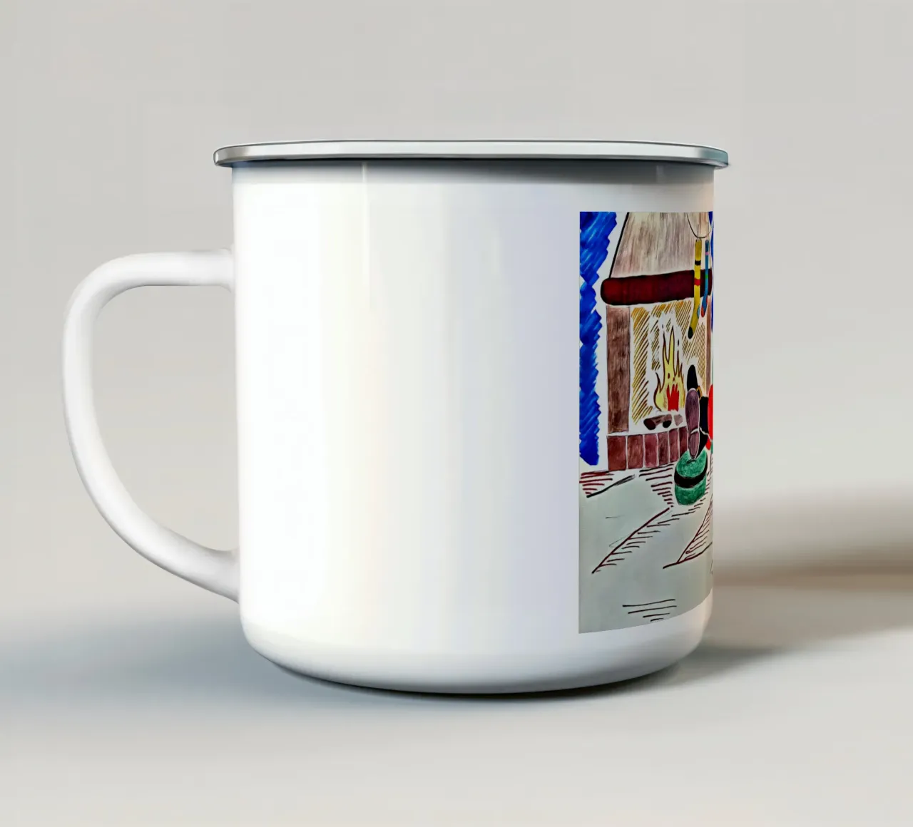 Buon Natale tazza in smalto da Massimo Frascogna