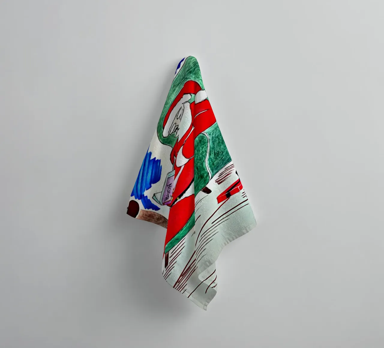 Joyeux Noël serviette de bain de Massimo Frascogna