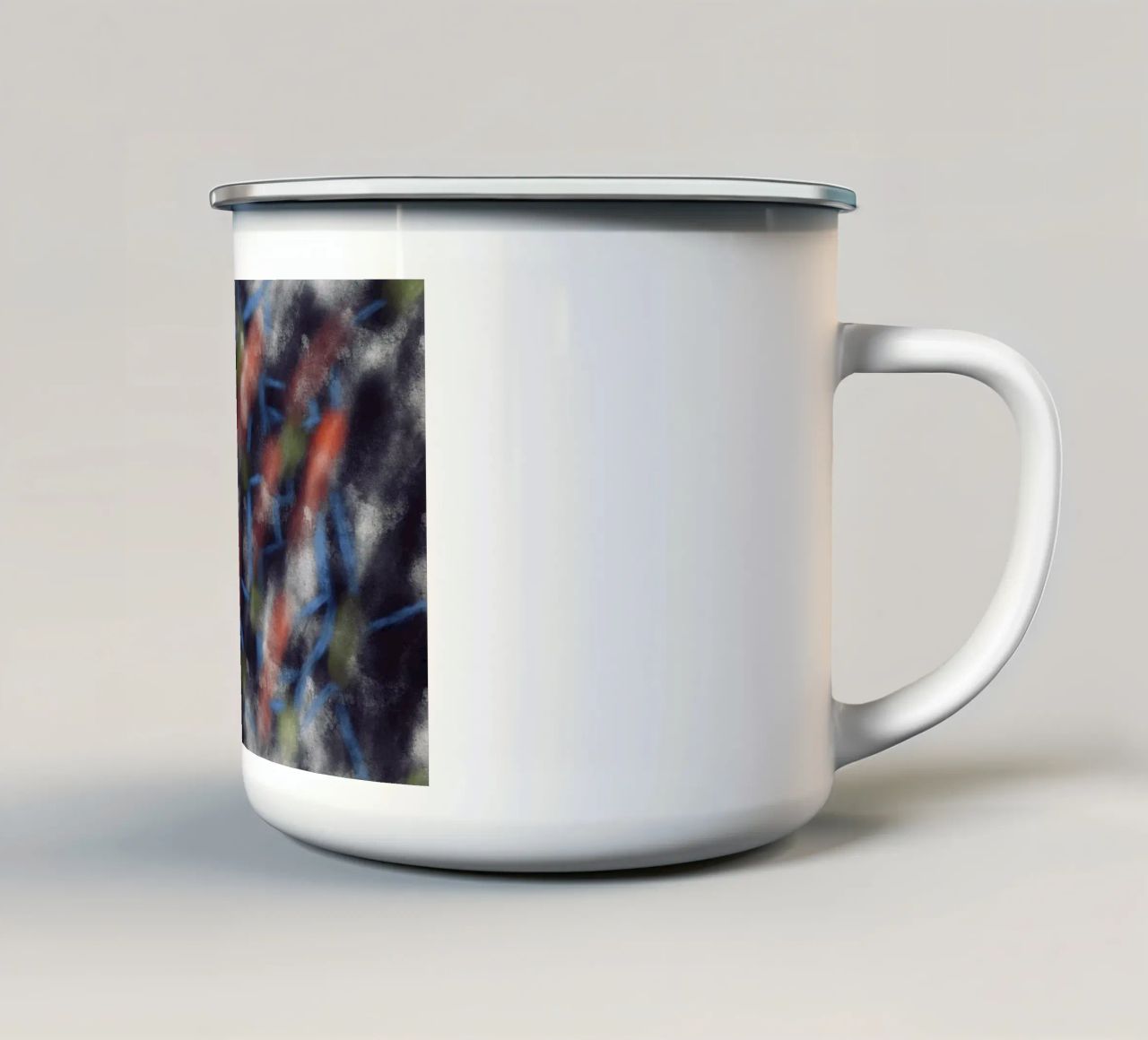 Kuddelmuddel II tazza in smalto da ChiasMata CozMos