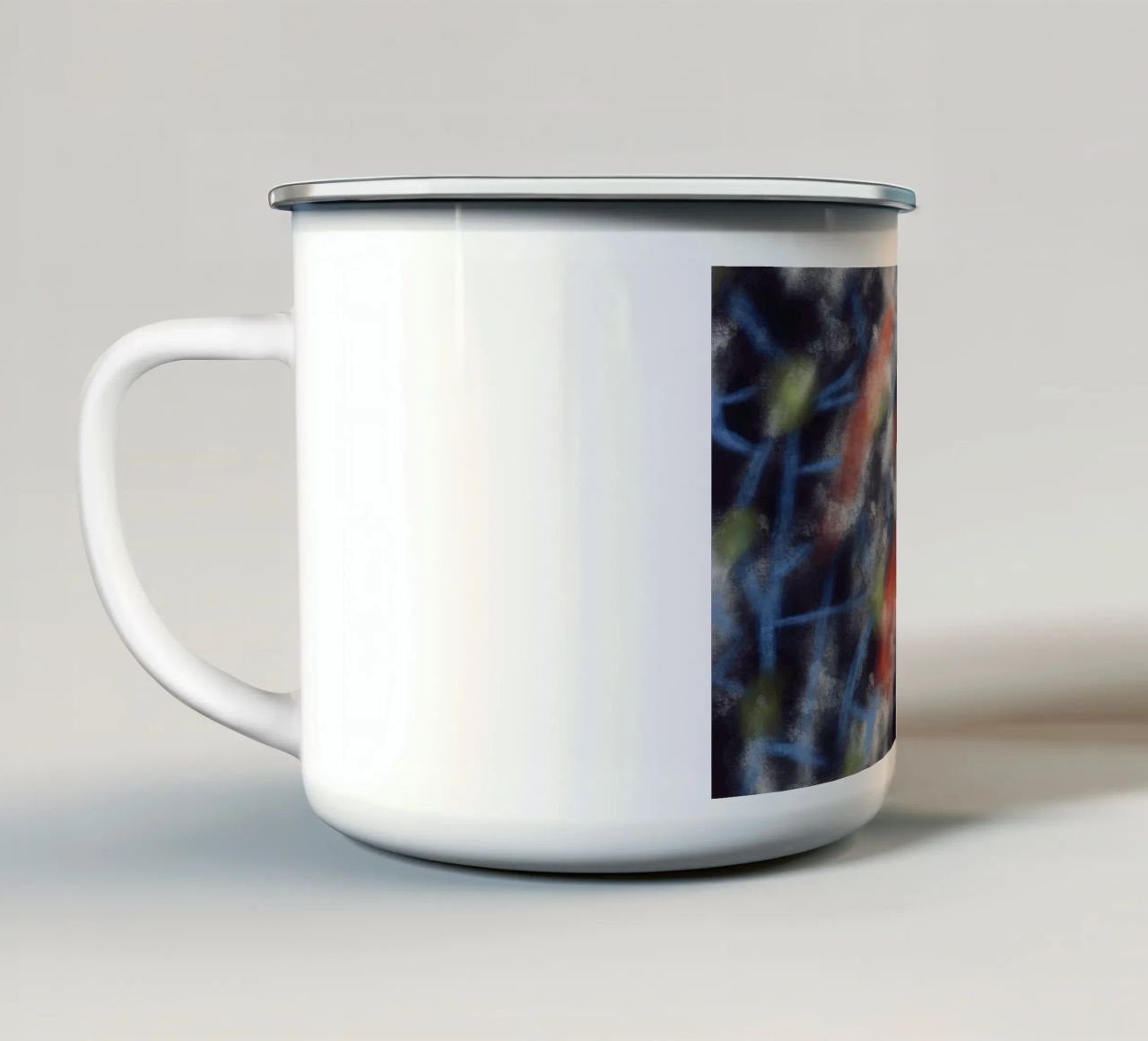 Kuddelmuddel II tazza in smalto da ChiasMata CozMos