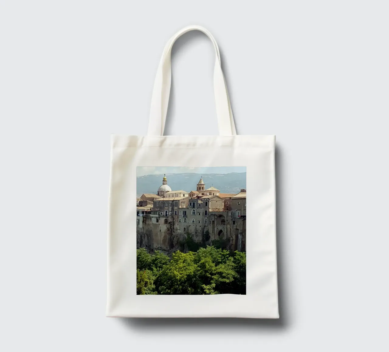 Sant'Agata borsa in juta da Massimo Frascogna